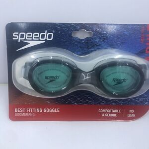 Speedo Adult Boomerang Goggles Swim Ages 14+  Anti Fog New